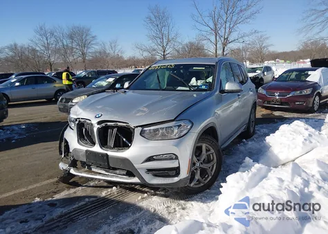 2020 BMW X3 xDrive30I from USA, damaged, VIN 5UXTY5C06LLT34209